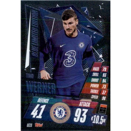Topps Match Attax Champions League UCL 2020/2021 # Timo Werner # 20/21 # LE11