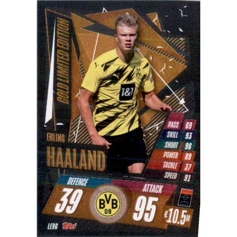 Topps Champions League 2020 2021 Erling Haaland DOR18 Borussia Dortmund Panini 