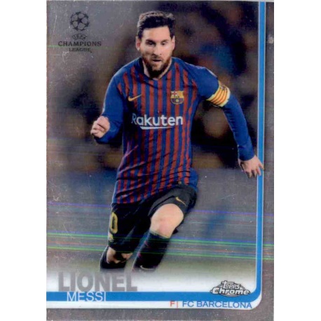 Lionel Messi Barcelona Topps Chrome 2019