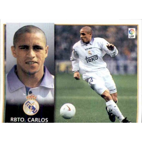 Trading Card of Roberto Carlos Real Madrid Este 1998-99