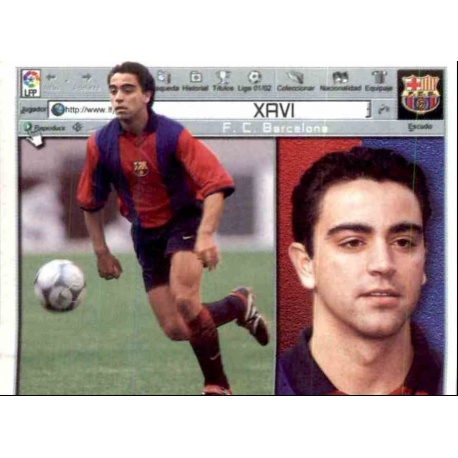 Xavi Barcelona Este 2001-02