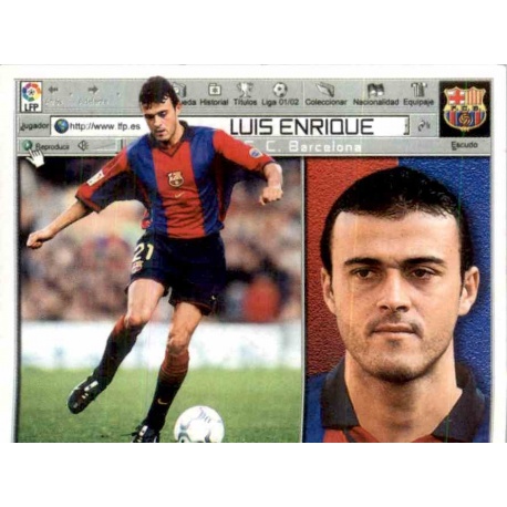 Luis Enrique Barcelona Este 2001-02