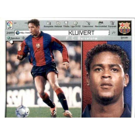 Kluivert Barcelona Este 2001-02