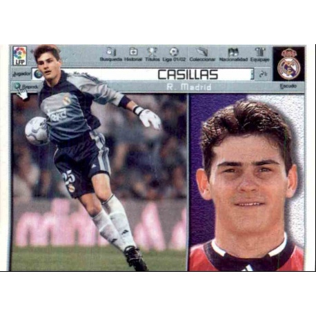 Iker Casillas Real Madrid Este 2001-02