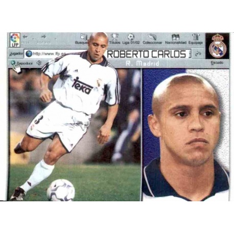 Roberto Carlos Real Madrid Este 2001-02