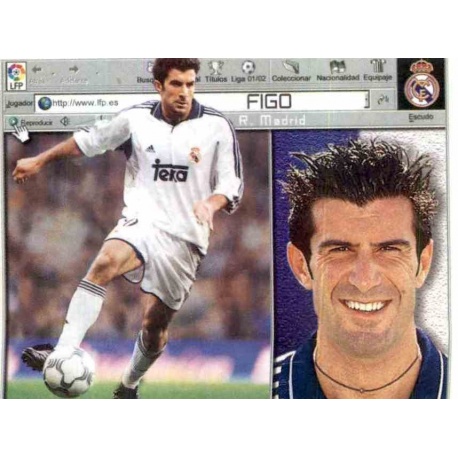 Figo Real Madrid Este 2001-02
