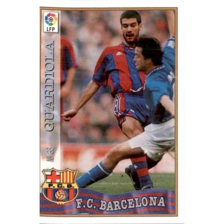Guardiola Barcelona Mundicromo 1997-98