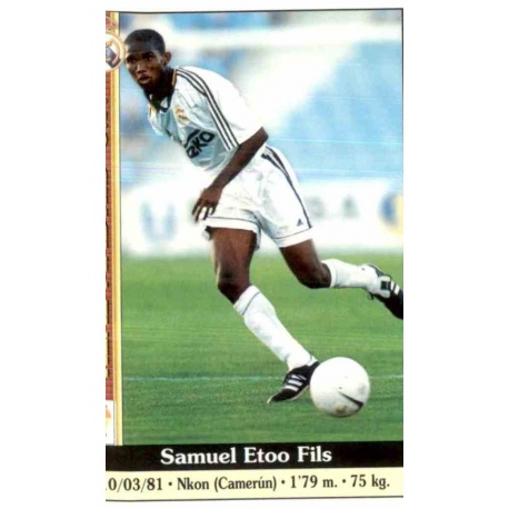 Samuel Eto'o Real Madrid Mundicromo 2000