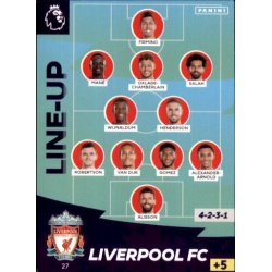 Line-Up Liverpool 27