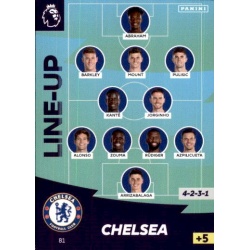 Line-Up Chelsea 81
