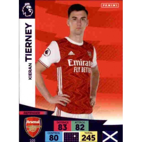 Kieran Tierney Arsenal 105