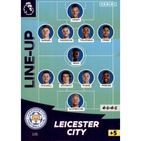 Line-Up Leicester City 135