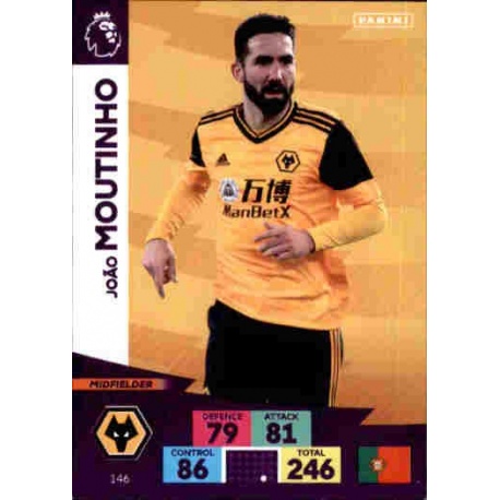 Joao Moutinho Wolverhampton Wanderers 146