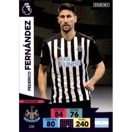 Federico Fernández Newcastle United 158
