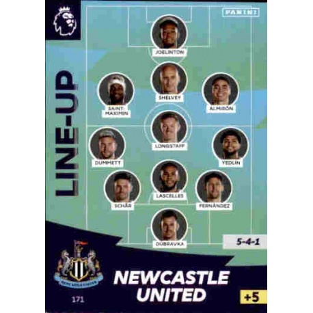 Line-Up Newcastle United 171