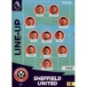 Venta Cromo de Line-Up Sheffield United Adrenalyn XL Premier League 2020 21