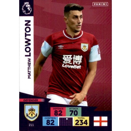 Matthew Lowton Burnley 211