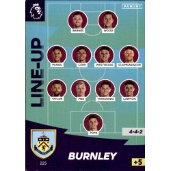 Line-Up Burnley 225