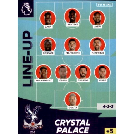 Line-Up Crystal Palace 261