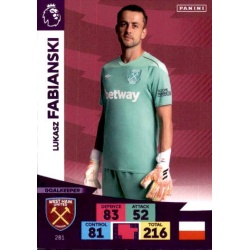 Lukasz Fabiianski West Ham United 281