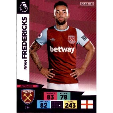 Ryan Fredericks West Ham United 284