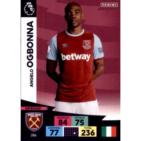 Angelo Ogbonna West Ham United 286