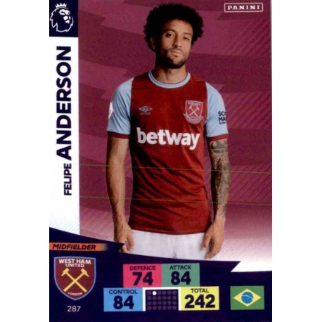 Felipe Anderson West Ham United 287