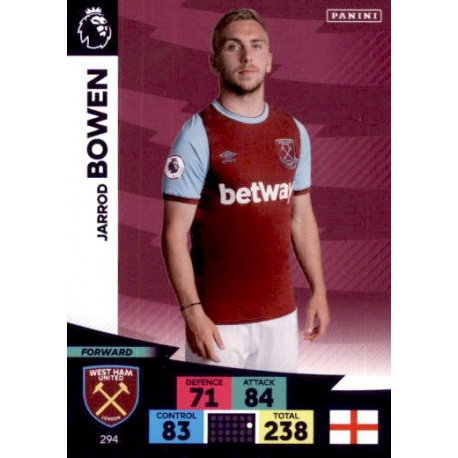 Jarrod Bowen West Ham United 294