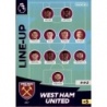 Comprar Cromo Line-Up West Ham United Panini Adrenalyn XL Premier League 2020/21