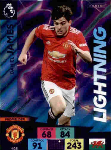 PANINI ADRENALYN XL PREMIER LEAGUE 2020/21 LIGHTNING CARD JAMES 