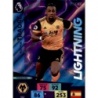 Oferta Cromo de Adama Traore Lightning Wolverhampton Wanderers Adrenalyn XL Premier League 2020 21