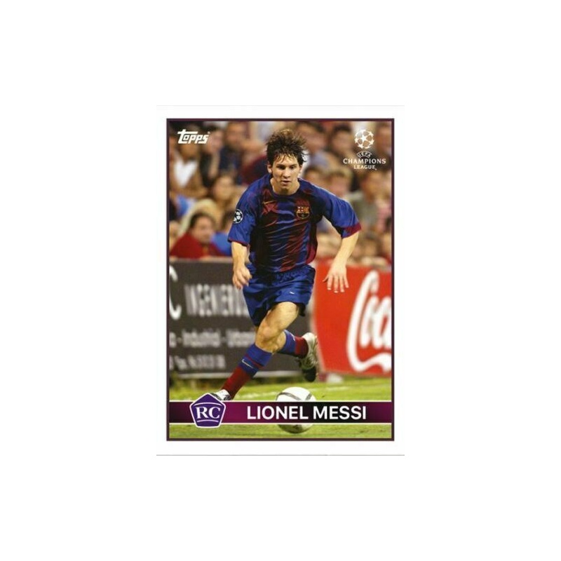 MESSI ROOKIE LOST ROOKIE CHAMPIONS TOPPS 