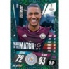 Soccer Trading Card Of Youri Tielemans New Man of the Match Topps Exclusive Festive Box