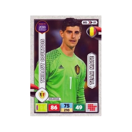 Adrenalyn XL Road  To Russia 2018 Belgium Thibaut Courtois 