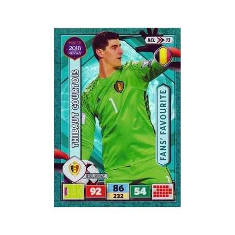 Thibaut Courtois Fan's Favourite Belgium BEL13
