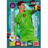 Trading Card of Thibaut Courtois Fan's Favourite Road To 2018 Fifa World Cup Russia Adrenalyn XL