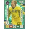 Trading Card of Emil Forsberg Fan's Favourite Road To 2018 Fifa World Cup Russia Adrenalyn XL