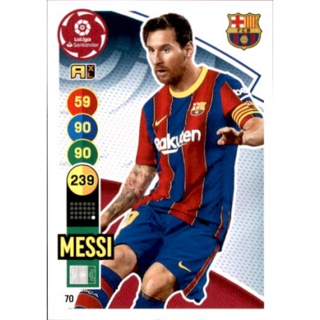 20 21 Panini Messi Barcelona Liga Este 2020 2021 