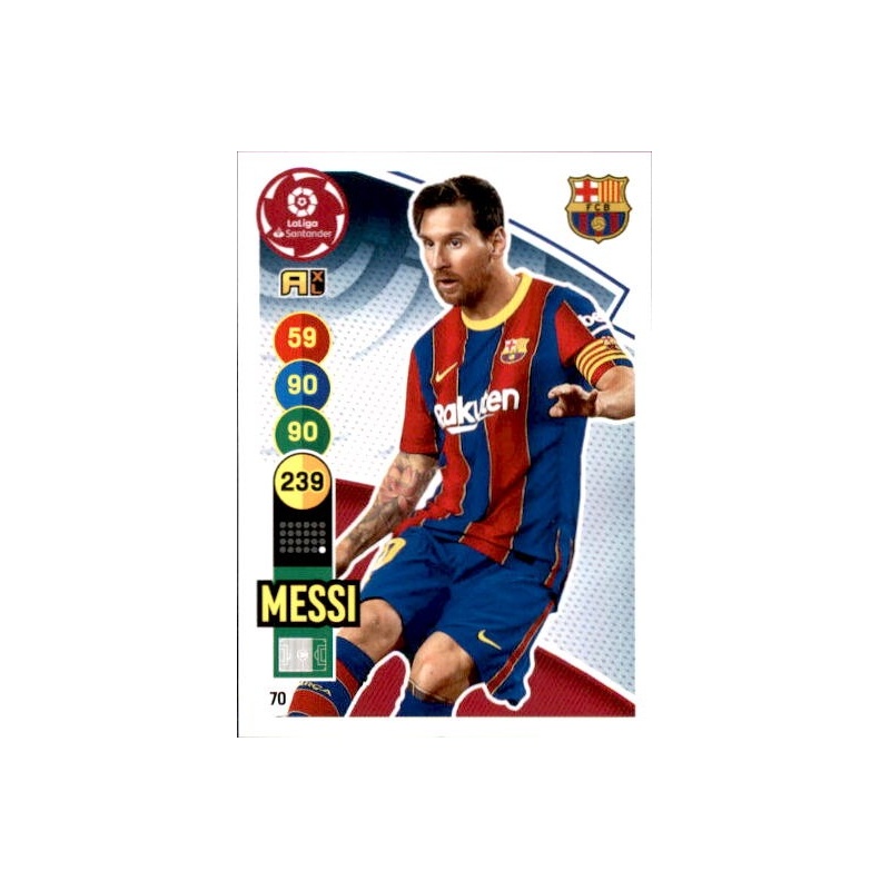 Lionel Messi 16 Sticker Panini La Liga 2020/21 Serie 10 Auto FC Barcelona 