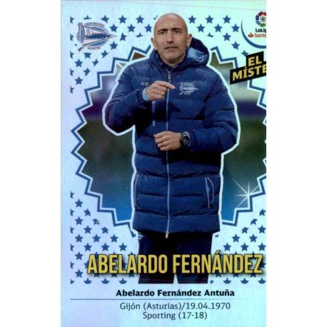 Abelardo Fernández Alavés 2 Escudos – Entrenadores 2018-19