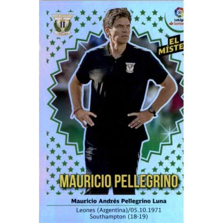 Mauricio Pellegrino Leganés 24 Escudos – Entrenadores 2018-19