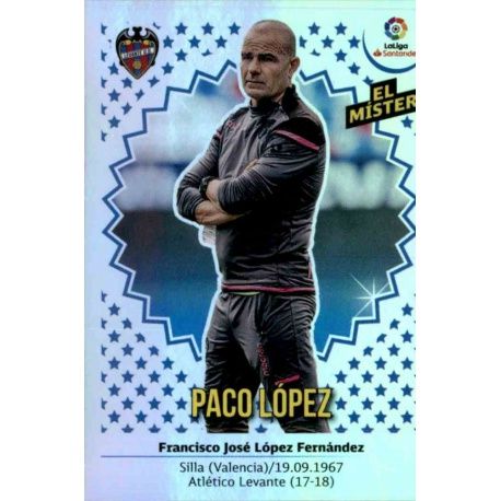 Paco López Levante 26 Escudos – Entrenadores 2018-19