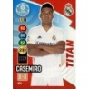 Soccer Trading Card Of Casemiro Titan Adrenalyn XL Liga Santander 2020-21