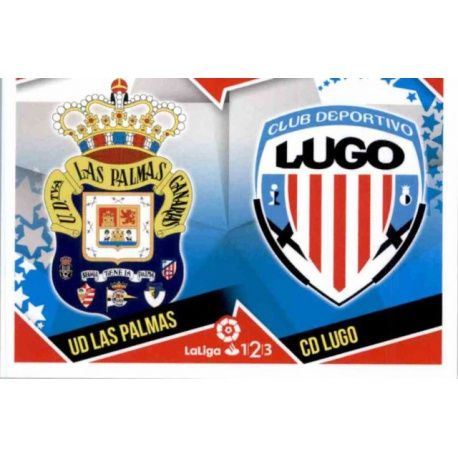 Las Palmas / Lugo Liga 123 6 Escudos Liga 123 2018-19