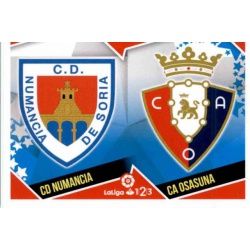 Numancia / Osasuna Liga 123 8 Escudos Liga 123 2018-19