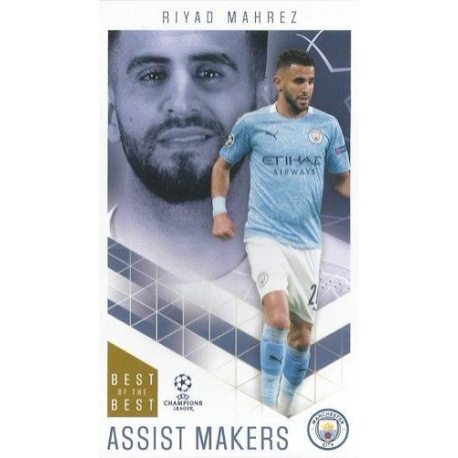 Riyad Mahrez Manchester City Assist Makers 38