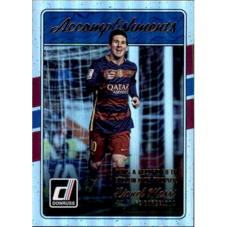 Lionel Messi Accomplishments Holographic