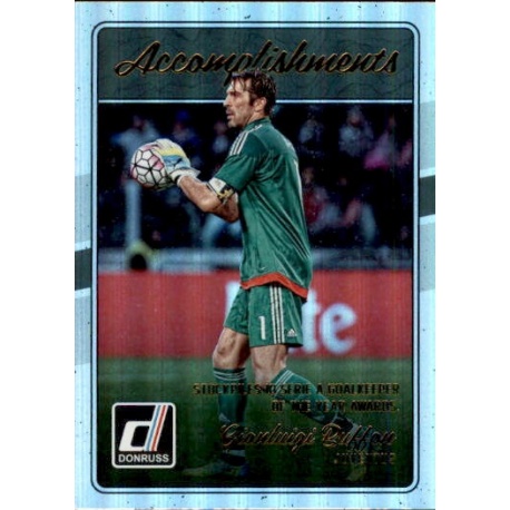 Gianluigi Buffon Accomplishments Holographic