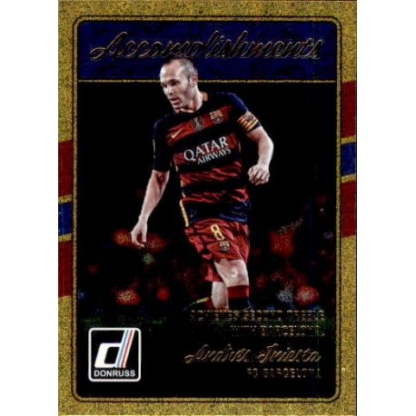 Andres Iniesta Accomplishments Gold