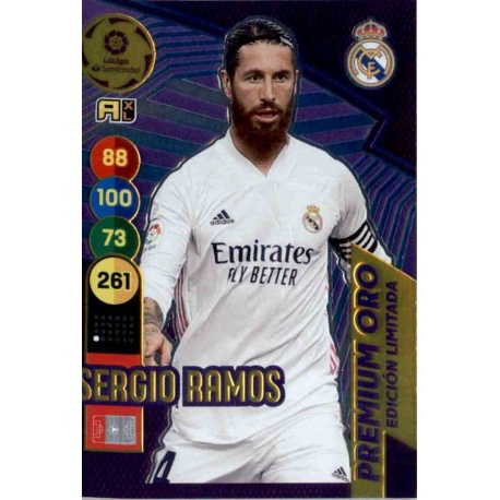 Sergio Ramos Edición Limitada Premium Oro Real Madrid